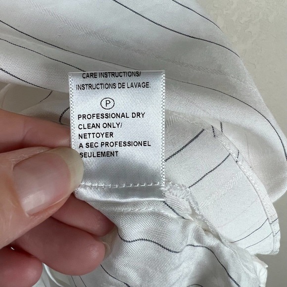 Gentle Fawn Womens T Back Tank Top Size Small White/Black Striped Tasseled Boho - Picture 7 of 13